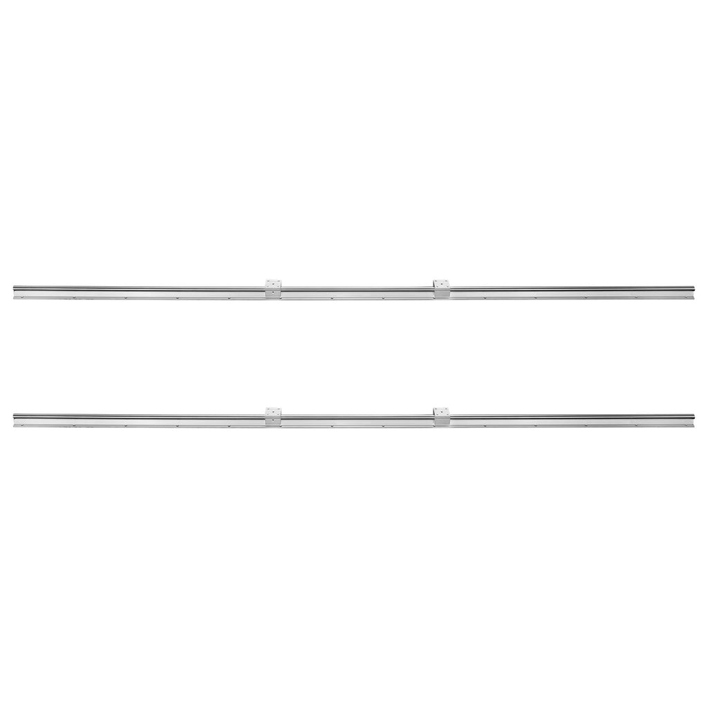VEVOR Linear Guide Rail Set, SBR20 1800mm, 2 PCS 70.9 in/1800 mm SBR20 Guide Rails and 4 PCS SBR20UU Slide Blocks, Linear Rails and Bearings Kit for Automated Machines DIY Project CNC Router Machines