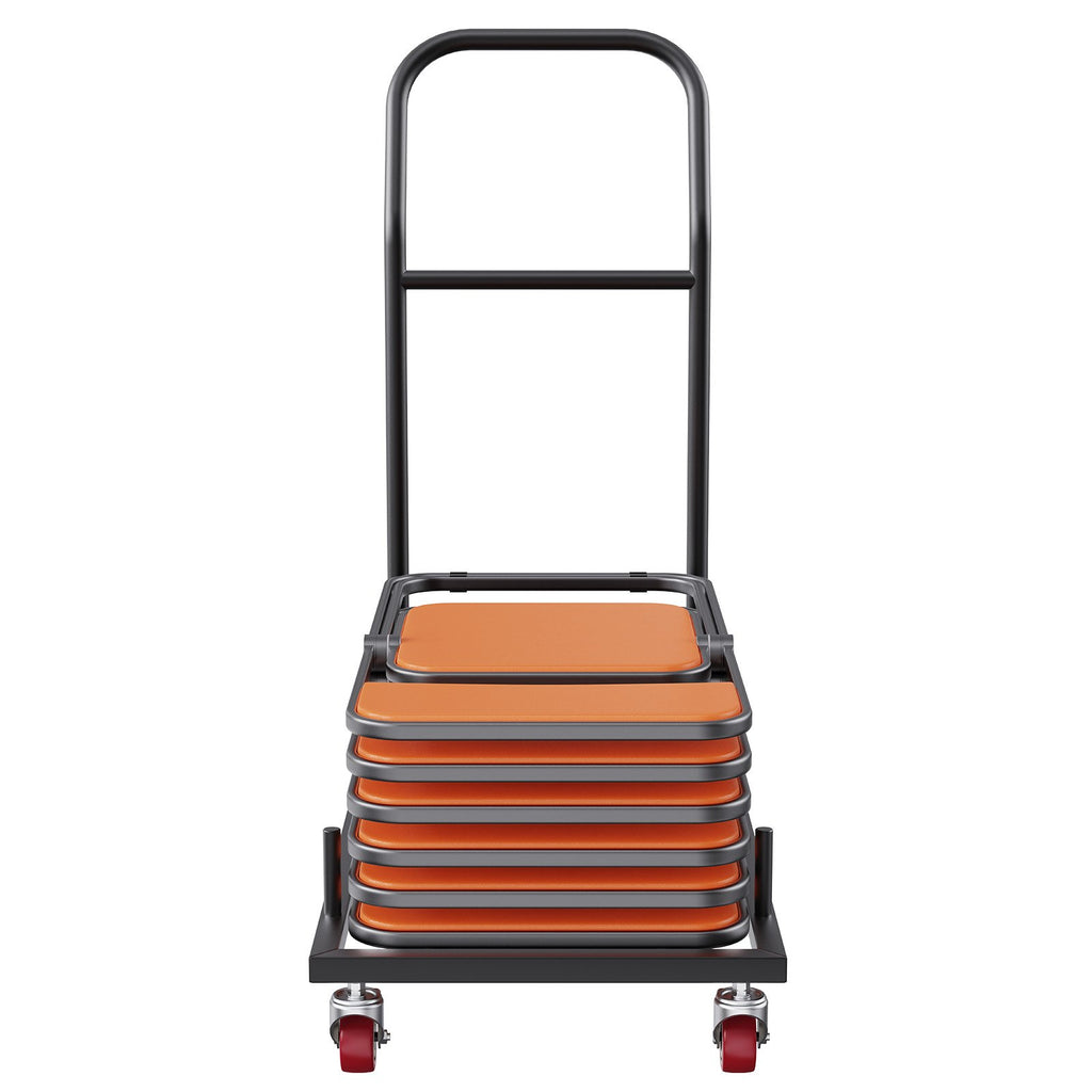 VEVOR 12 Chairs Folding Chair Storage Dolly Folding Chairs Rack Heavy Duty Iron