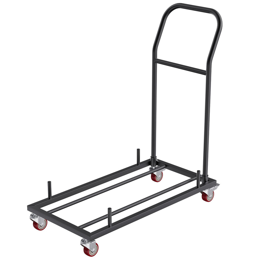 VEVOR 12 Chairs Folding Chair Storage Dolly Folding Chairs Rack Heavy Duty Iron