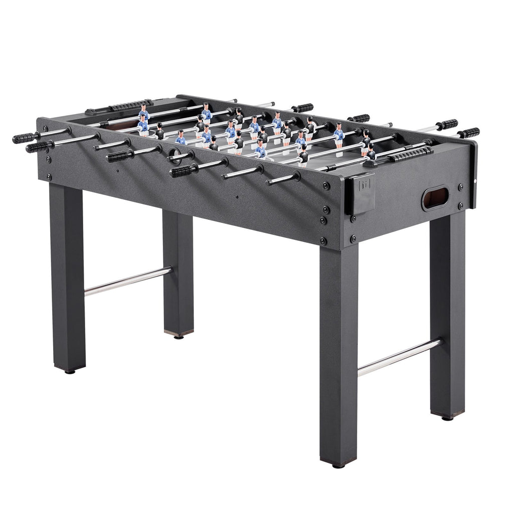 VEVOR Foosball Table, 121 cm Standard Size Table, Indoor Full Size Foosball Tables for Home, Family, and Game Room, Durable Soccer Set, Includes 2 Balls, Score Keeper, and 2 Cup Holders