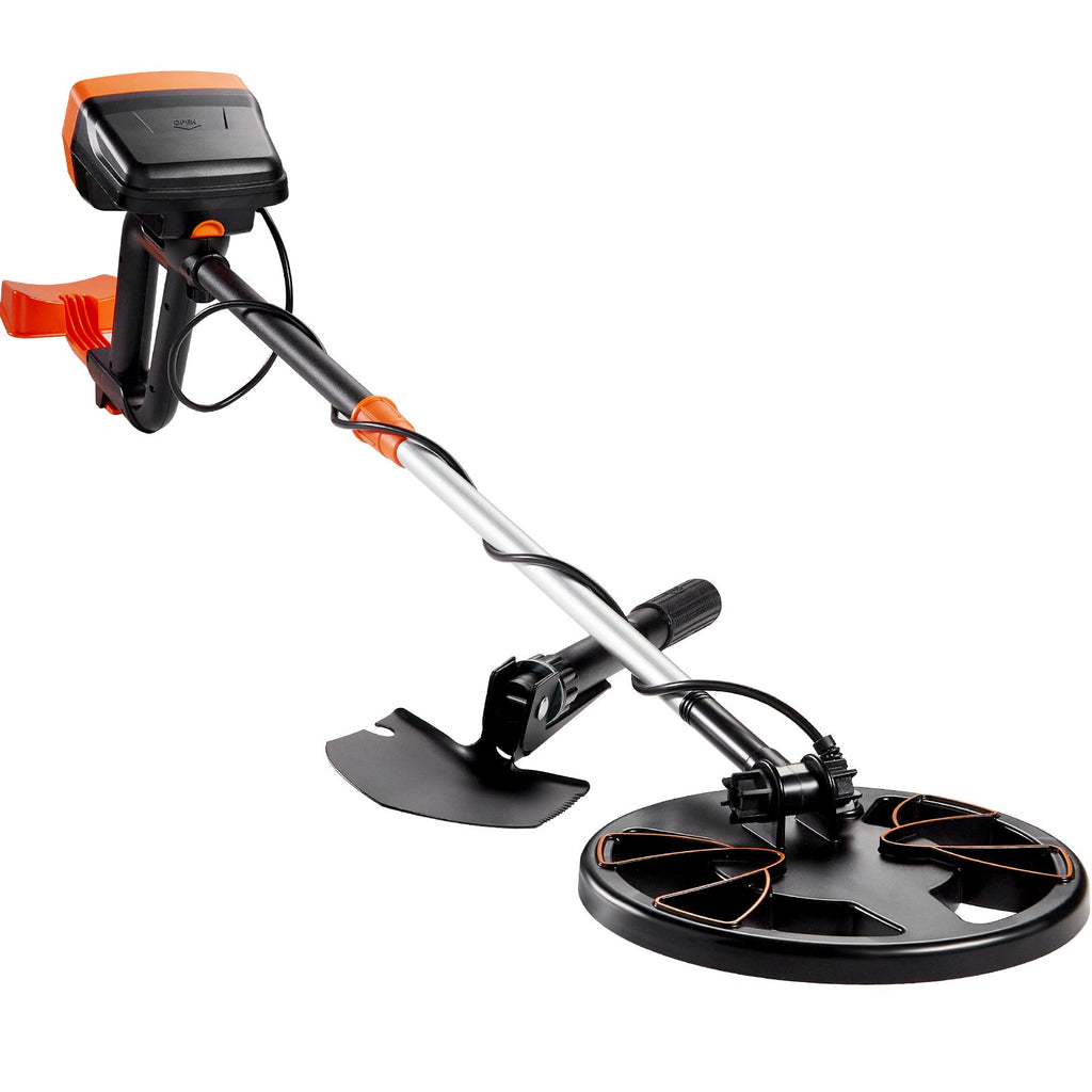 VEVOR Metal Detector for Adults & Kids, 8", Professional Adjustable Higher Accuracy Gold Detector, IP68 Waterproof Coil with LCD Display Advanced DSP Chip, for Detecting Gold Coin Treasure Hunting