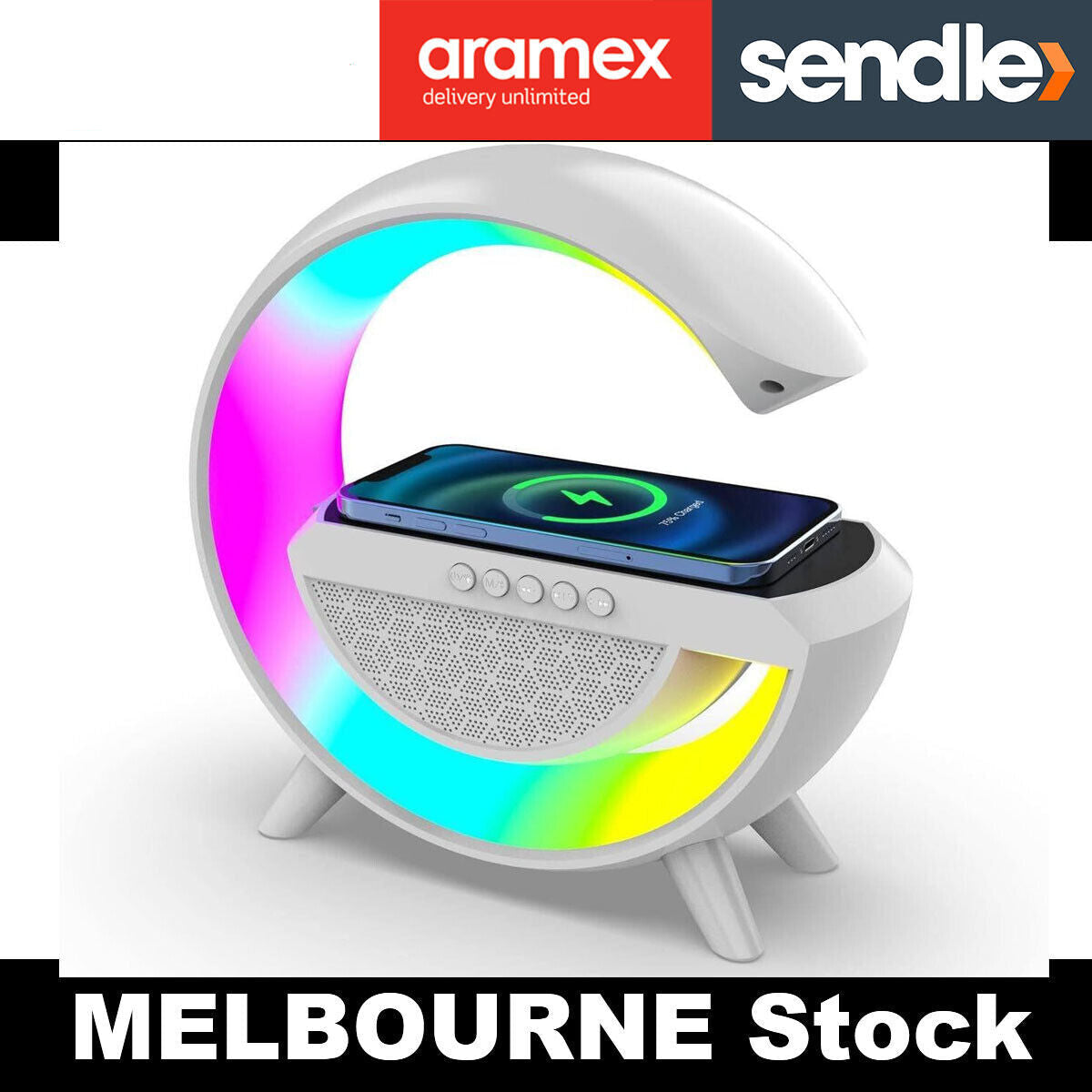 Wireless Speaker Bluetooth RGB Night Light LED Lamp Portable