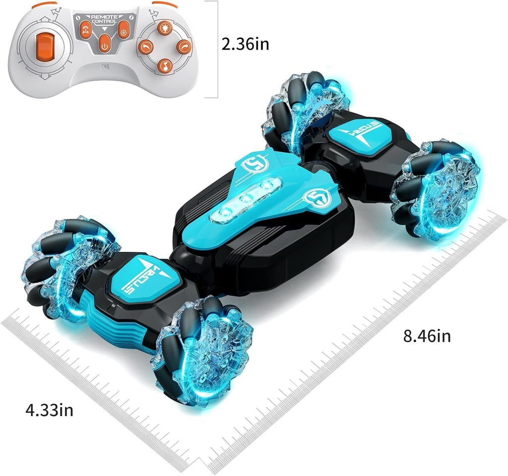 Kids 360° Stunt Car Hand Gesture Sensing RC 4WD Remote Control off Road Toy Gift