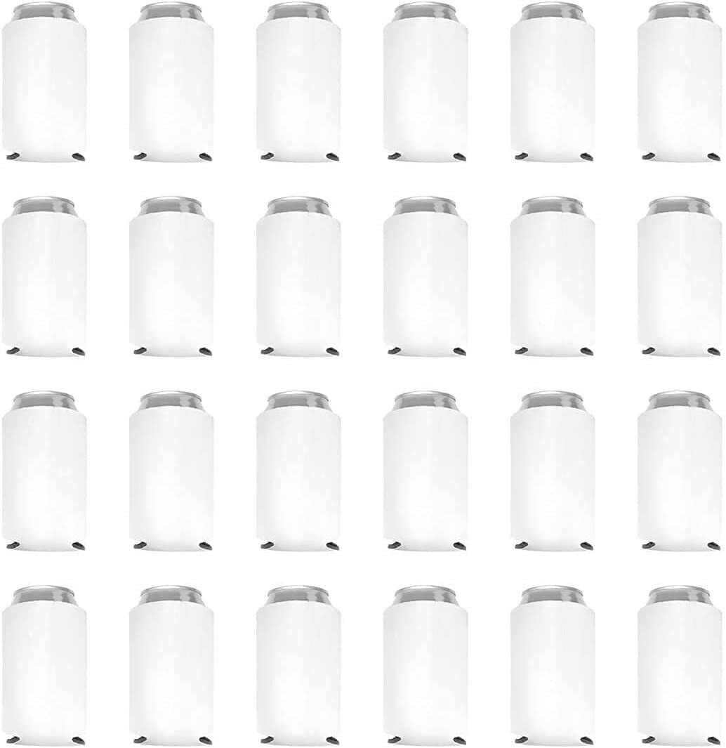 50X Stubby Cooler Foldable Blank Can Stubby Cooler Holder Cooler Heat Transfer
