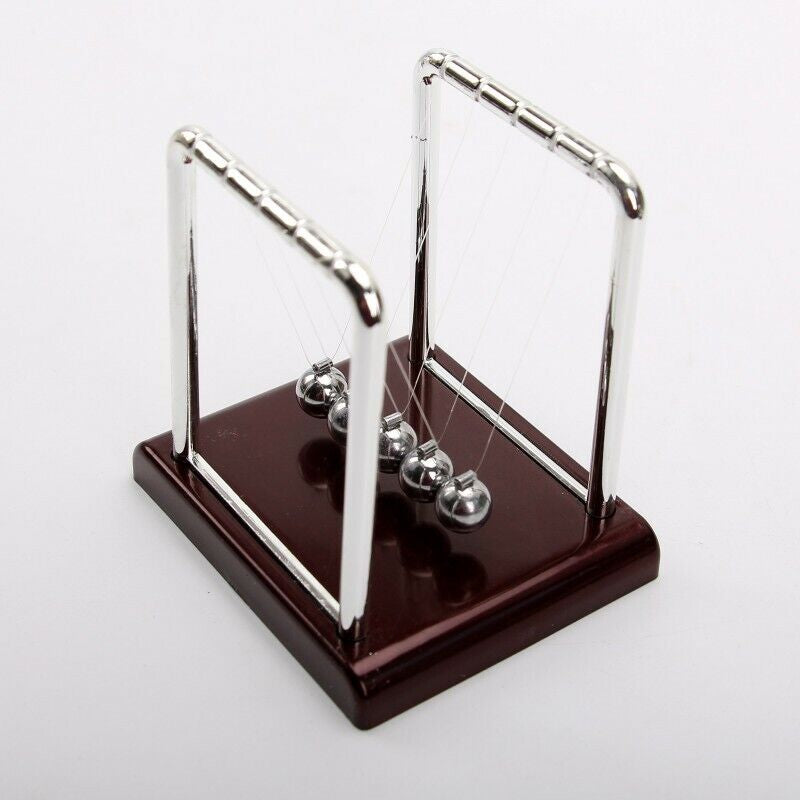 Newton'S Cradle, Desk Ball Stress Toy, Decor Pendulum, Physics Science Ball, AU