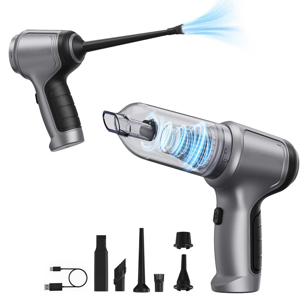 Car Vacuum Cleaner 100000PA Rechargeable Bagless Portable Cordless Handheld