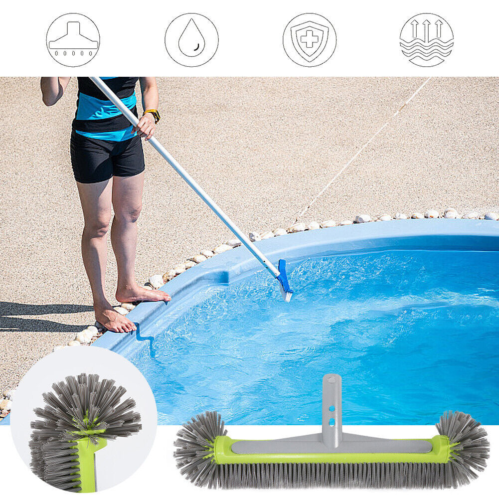 Swimming Pool Scrub Brushes Green Heavy Duty Pool Brush Head Cleaning Brush Head
