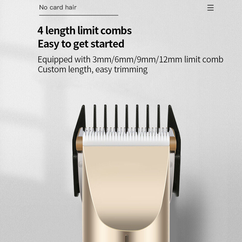Electric Grooming Trimmer Pet Kit Clipper Cat Dog Hair Salon Shaver Cordless 