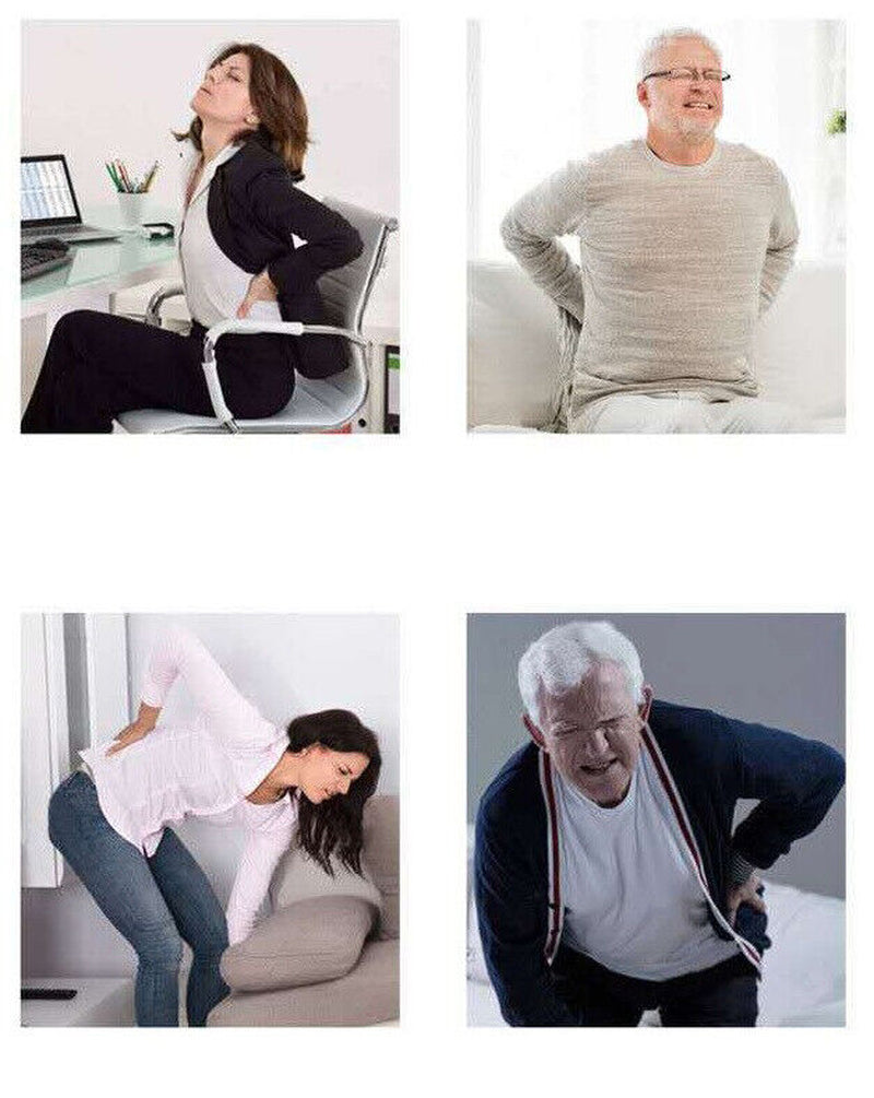 Massager Back Stretcher Fitness Lumbar Waist Spine Pain Relief Support Pickup