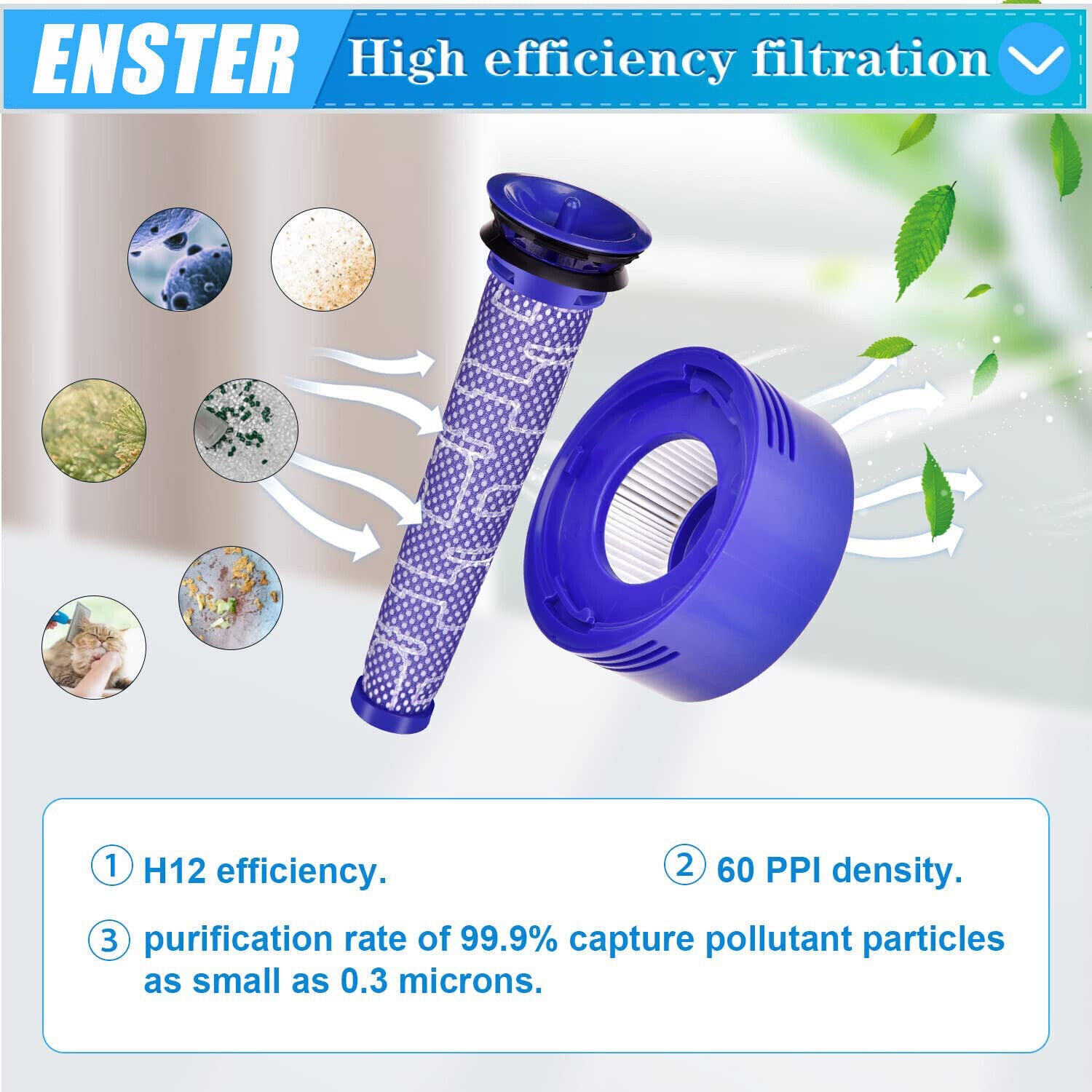 For Dyson V6 V7 V8 Filter Kit Absolute Animal Motorhead Trigger Replacement Hepa