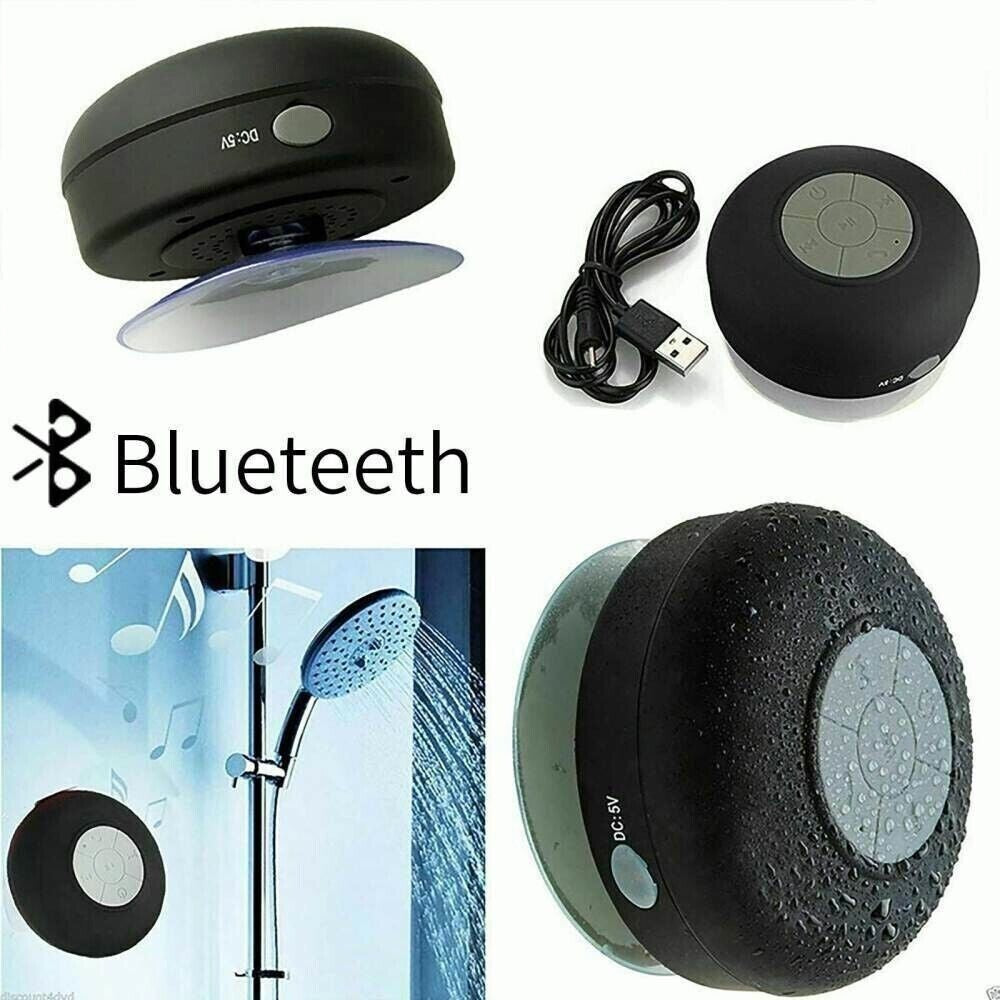 Bluetooth LED Waterproof Speaker Wireless Shower Music Stereo Handsfree Portable