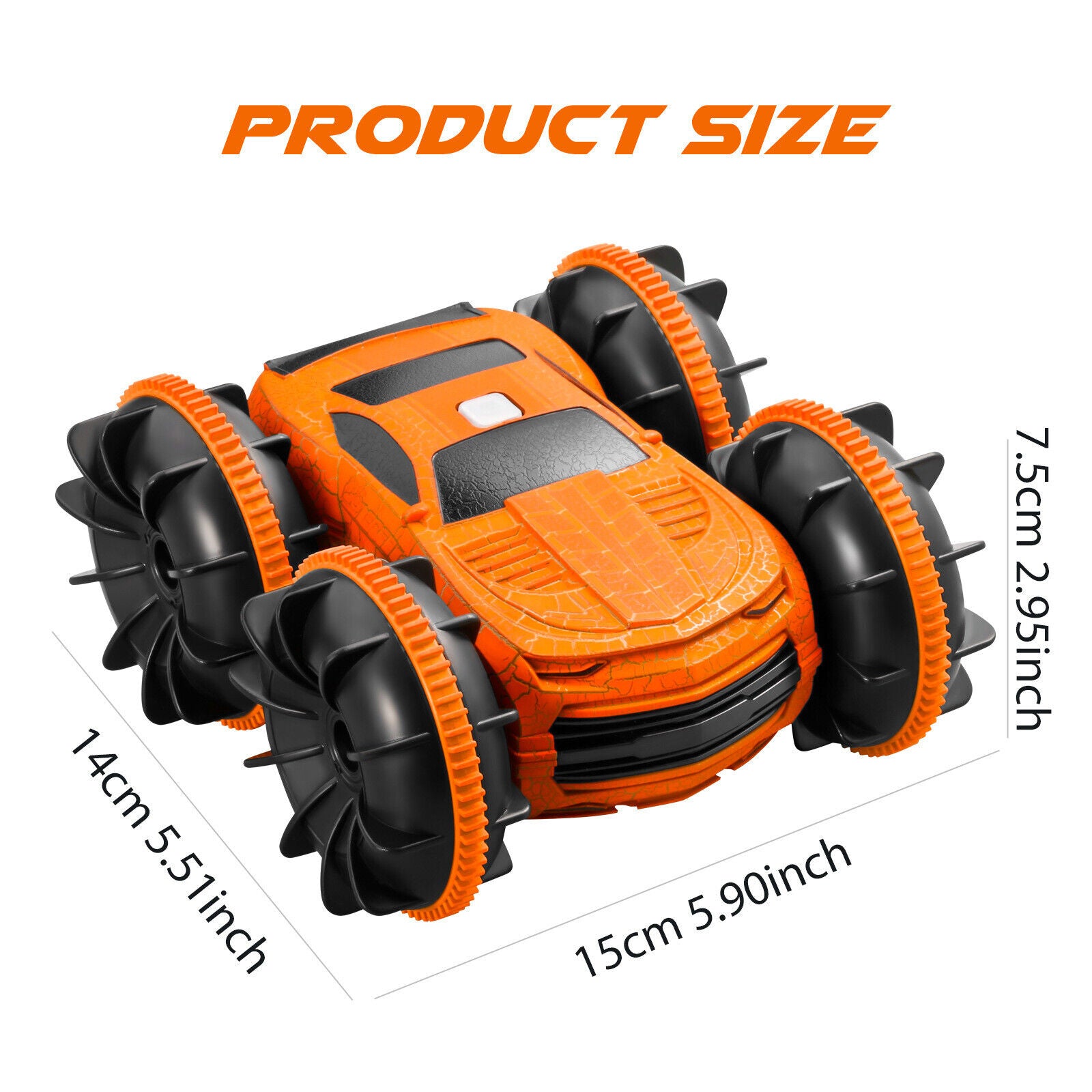 Remote Control Car Amphibious off Road Truck Racing RC Cars Toy For Kids 360Flips