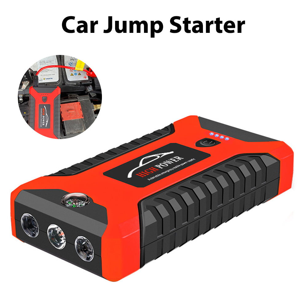 99900Mah 12V Car Jump Starter Pack Booster Charger Battery Power Bank Portable