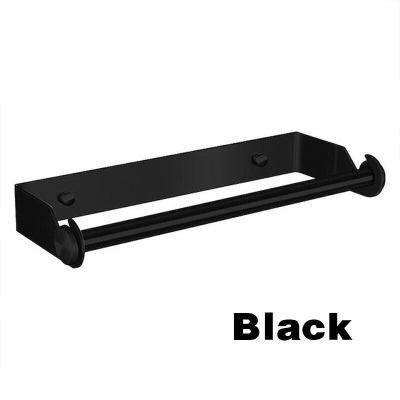 Paper Towel Holder under Cabinet Wall Mount Stainless Steel Rack Kitchen