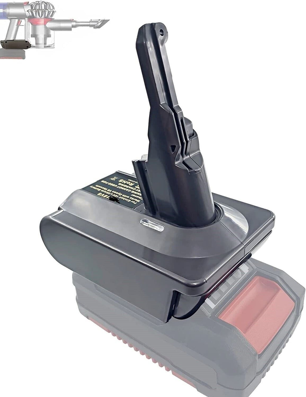 For Ozito 18V to Dyson V6 V7 V8 Battery Adapter Replacement