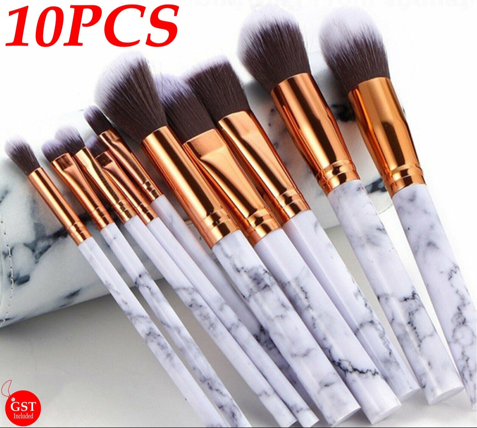 10Pcs Professional Makeup Brush Set Foundation Blusher Cosmetic Make-Up Brushes For Women