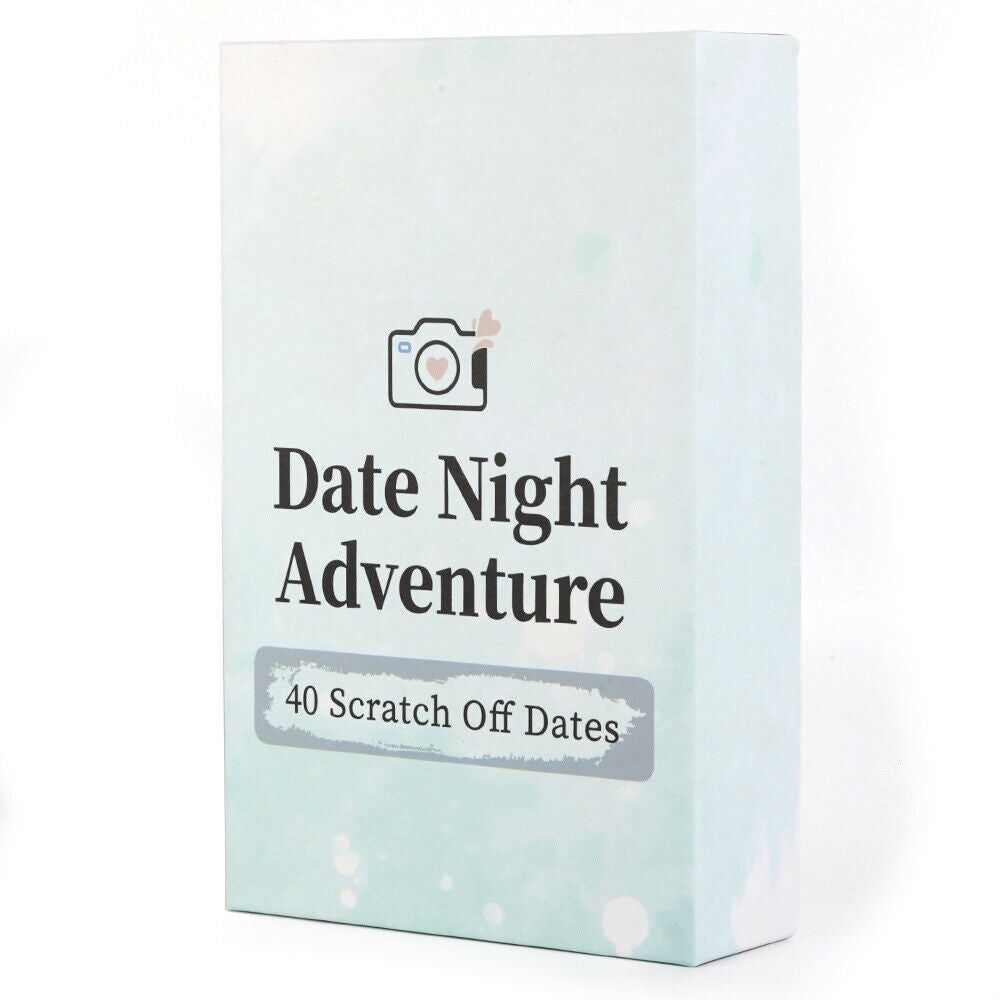 Date Night Adventure 40 Ideas Card Games for Couples Scratch off Card Board Game
