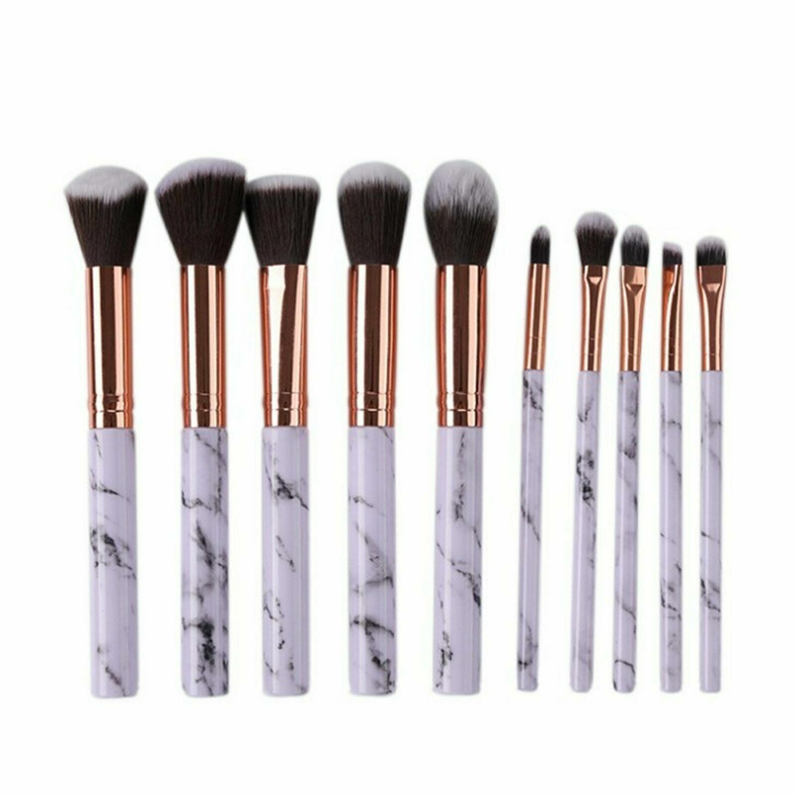 10Pcs Professional Makeup Brush Set Foundation Blusher Cosmetic Make-Up Brushes For Women
