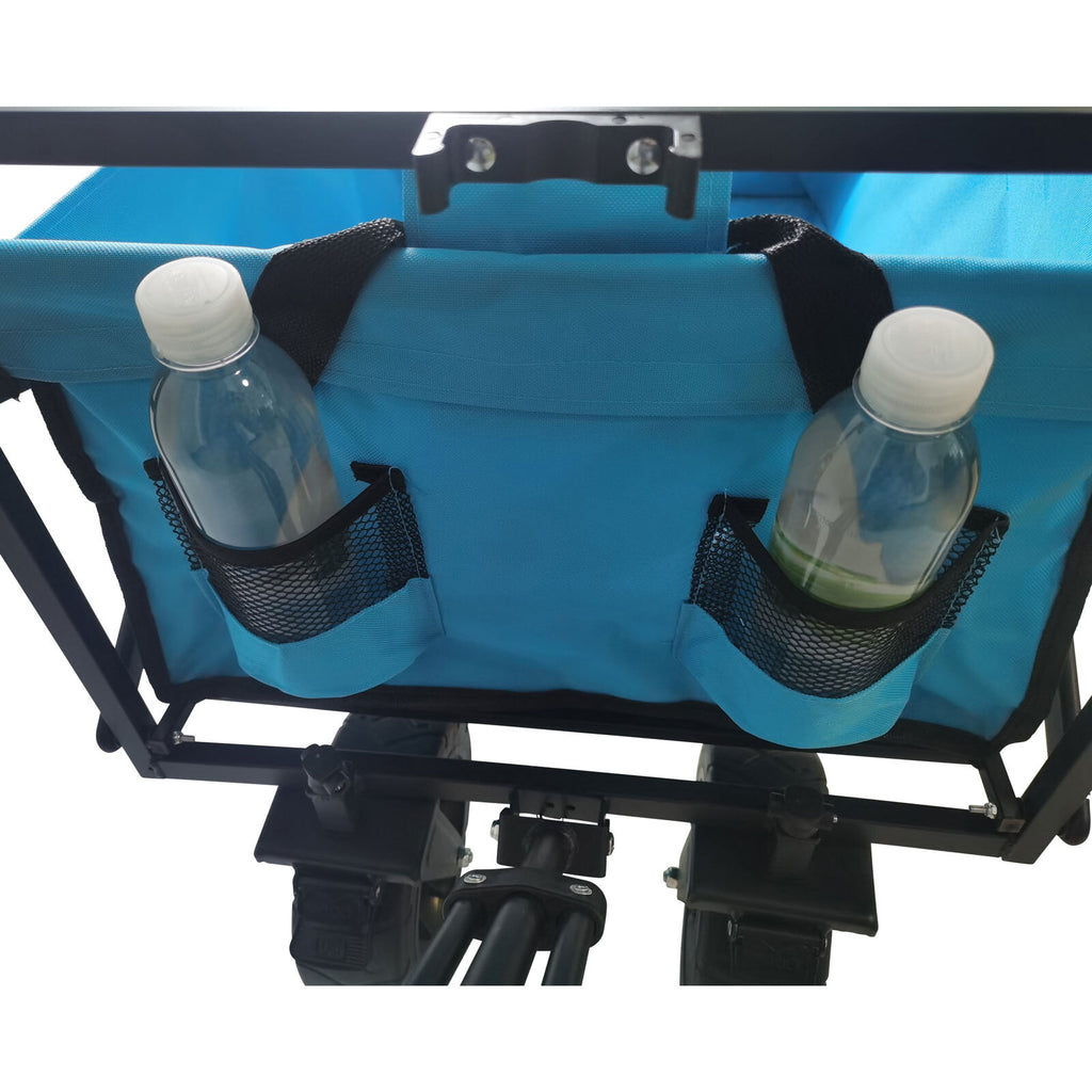 Collapsible Folding Outdoor Beach Trolley Utility Wagon Camp Cart 96 X 59 X 98Cm