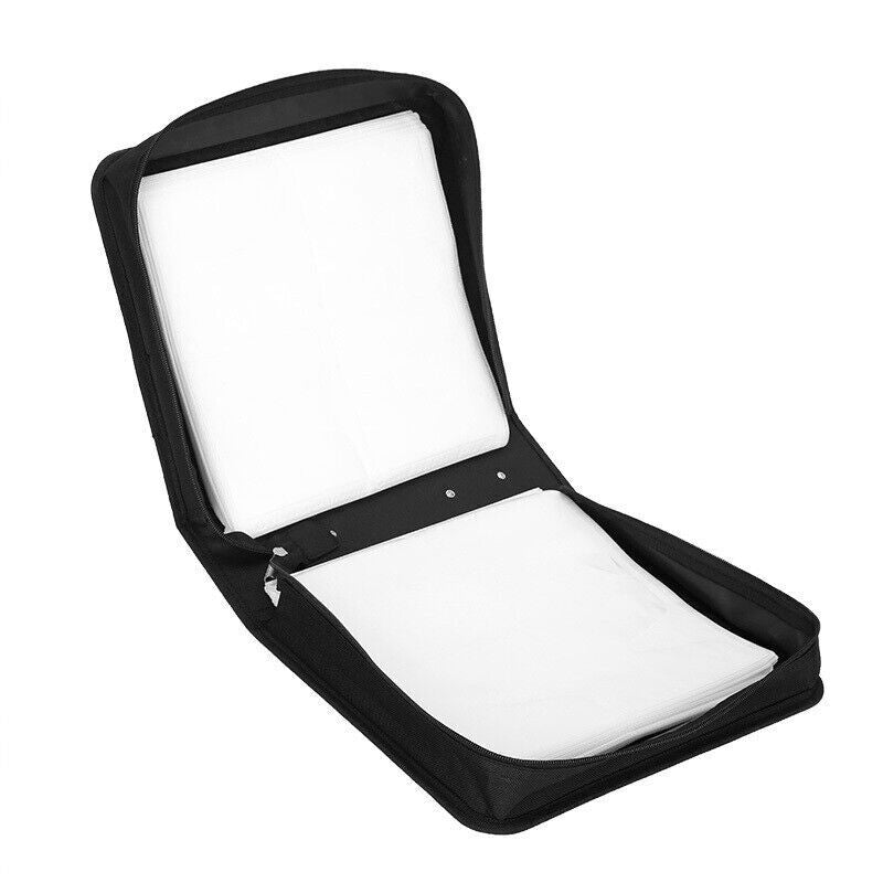 320 Disc CD DVD Case Wallet Storage Holder Album Folder Sleeves Cover Bag Box