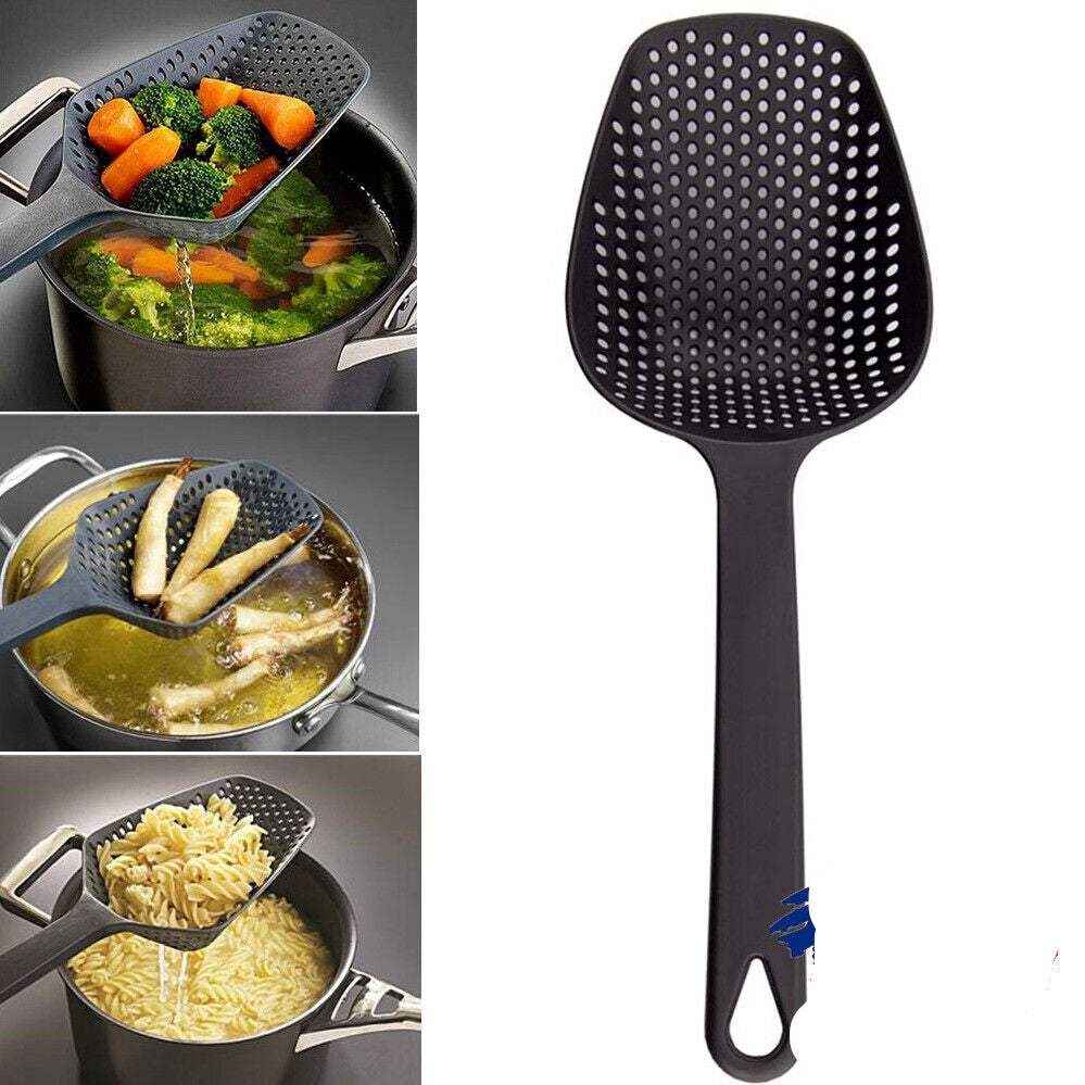 1Pc Scoop Gadgets Vegies Kitchen Large Spoon Drain Home Strainer Accessories