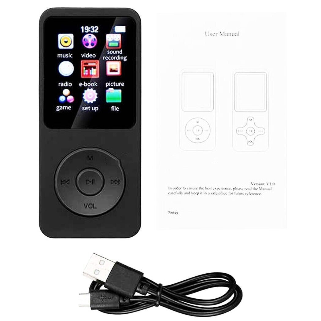 Support 128GB Bluetooth MP4/MP3 Lossless Music Player FM Radio Recorder Portable