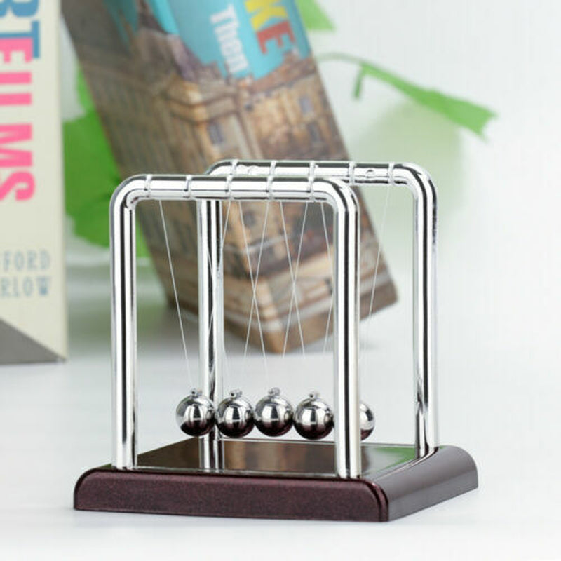 Newton'S Cradle, Desk Ball Stress Toy, Decor Pendulum, Physics Science Ball, AU