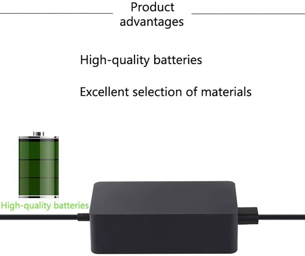 65W Power Supply Charger for Microsoft Surface Book Pro 3 4 5 6 7