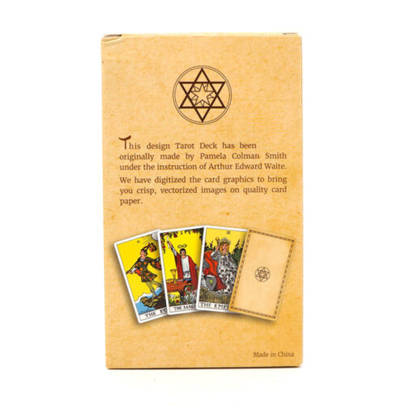 78Pcs Tarot Cards Deck Book Set for Beginner with Guidebook for Party Game Table