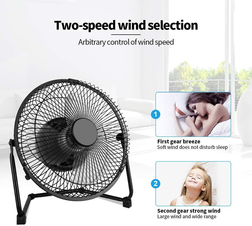 4Inch / 8Inch Portable Mini USB Small Cooling Fan Desk Desktop