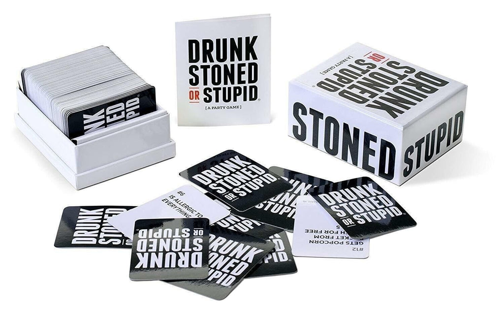 DRUNK STONED or STUPID Game Party Card Games Cards Drinking Game Toy Family