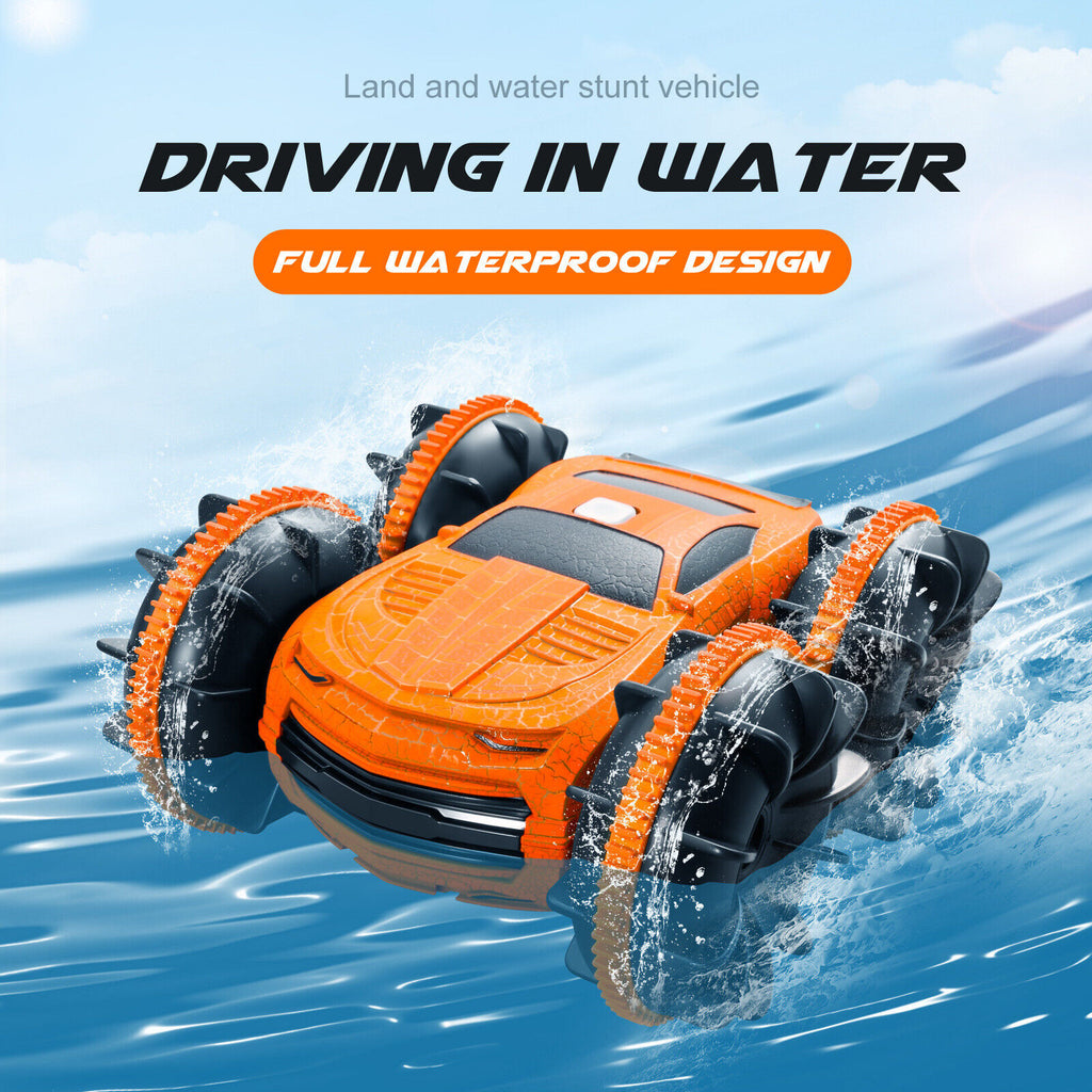Remote Control Car Amphibious off Road Truck Racing RC Cars Toy For Kids 360Flips