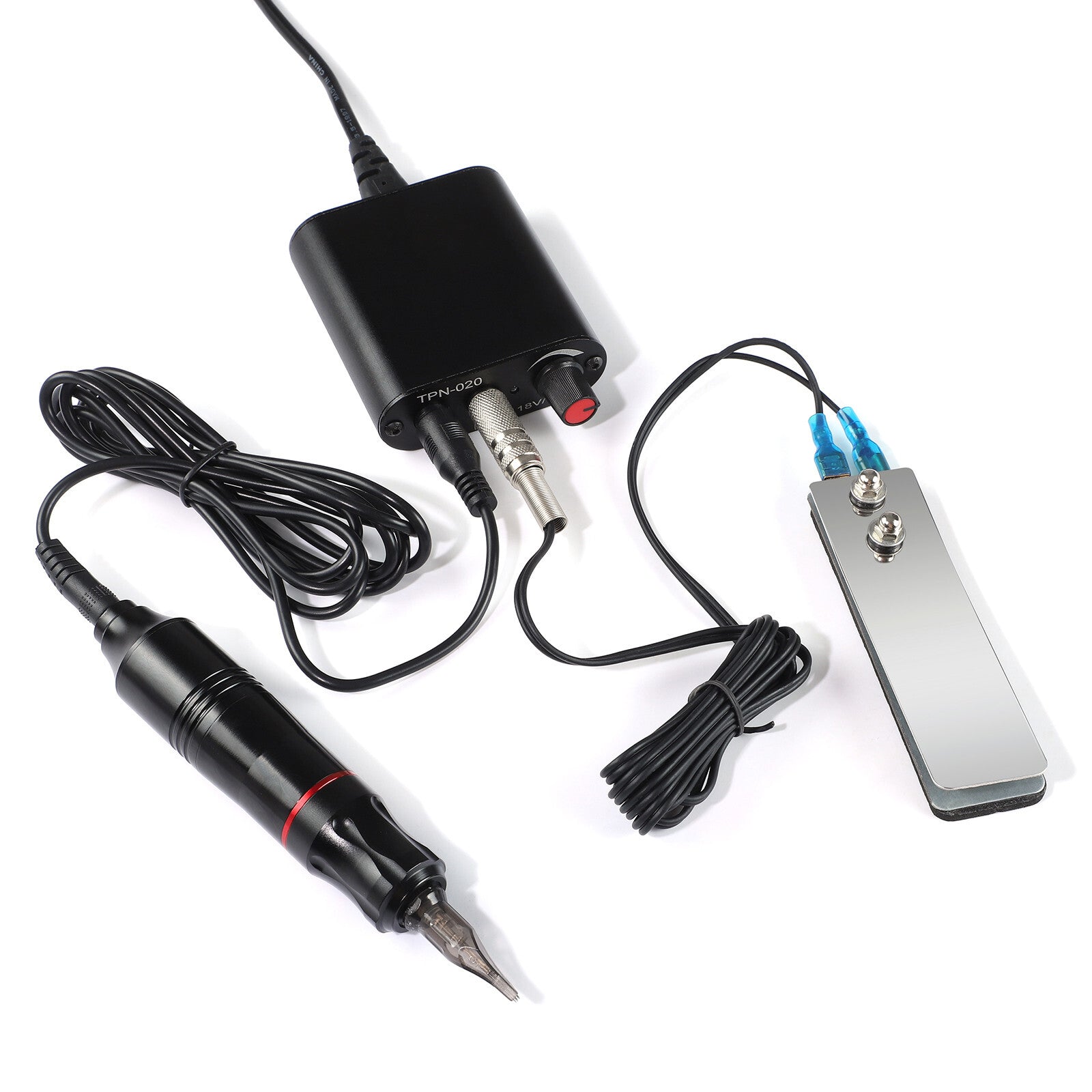 Tattoo Kit Gun Rotary Tattoo Machine Pen Tattoo Power Supply Set 14 Inks