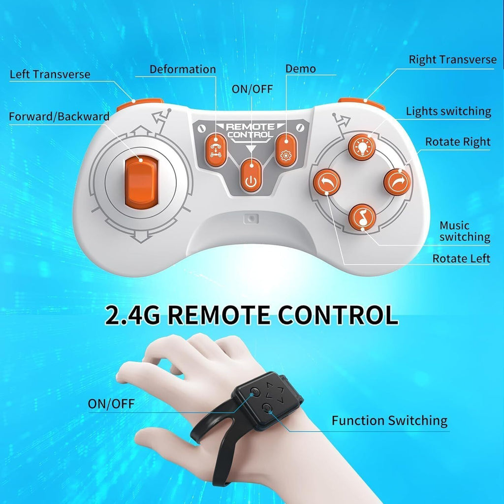 Kids 360° Stunt Car Hand Gesture Sensing RC 4WD Remote Control off Road Toy Gift