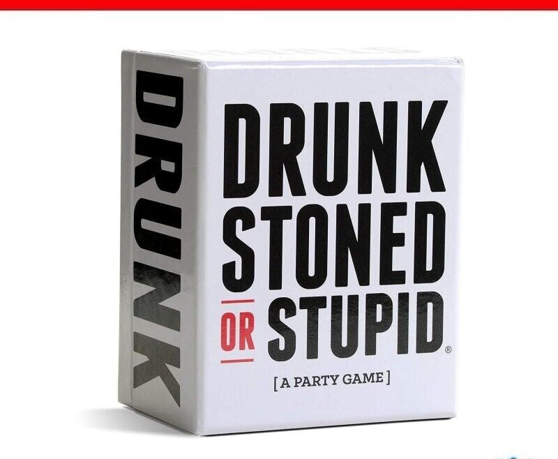 DRUNK STONED or STUPID Game Party Card Games Cards Drinking Game Toy Family