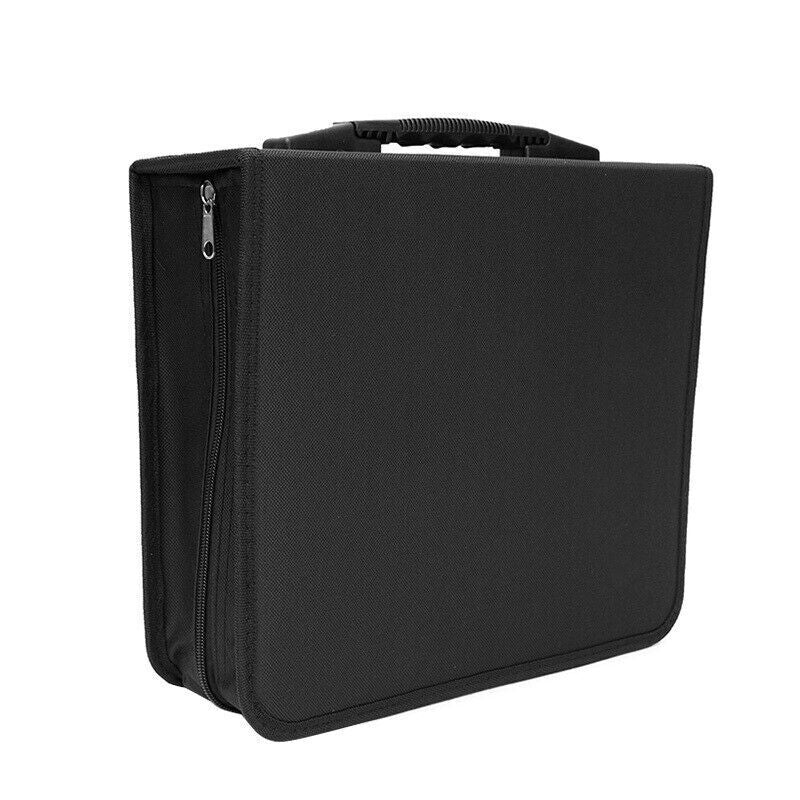 320 Disc CD DVD Case Wallet Storage Holder Album Folder Sleeves Cover Bag Box