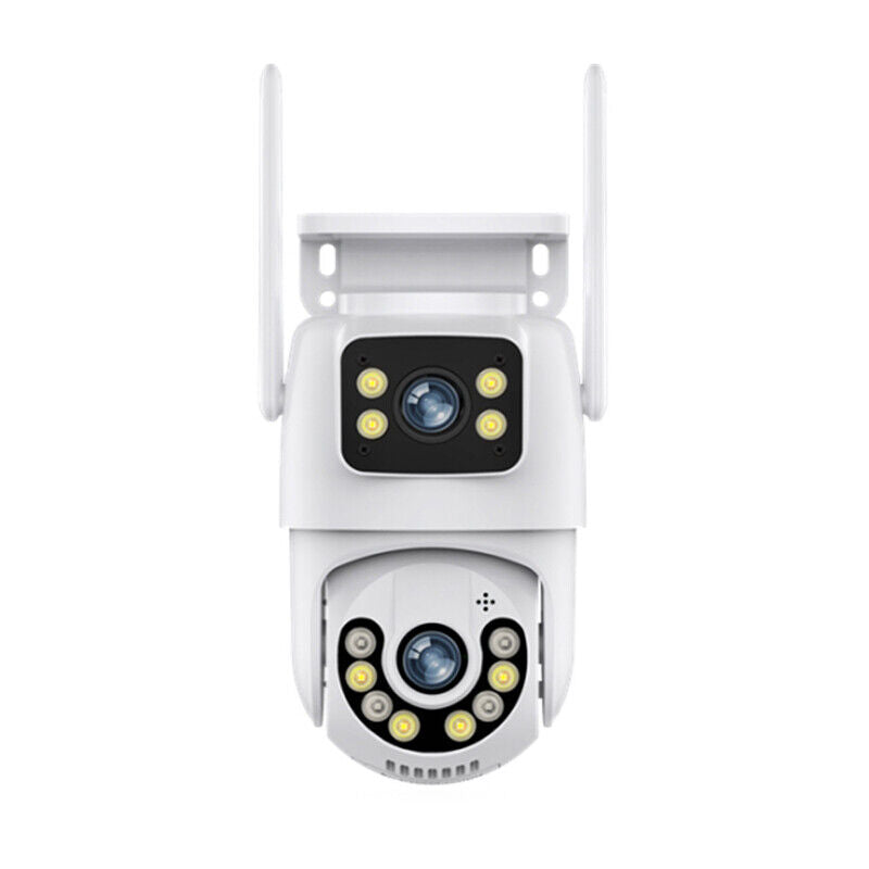 Dual Lens Wifi IP Camera Wireless Outdoor CCTV PTZ Home Security IR Cam