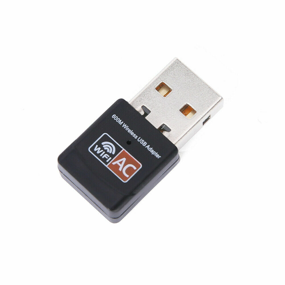 Dual Band 600Mbps USB Wifi Wireless Dongle AC600 Lan Network Receiver USB Adapter 2.4 + 5Ghz