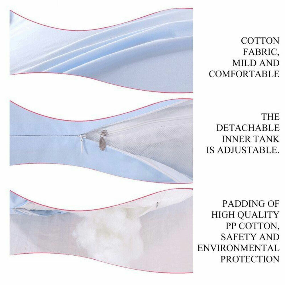 J/U-Shape Maternity Pregnancy Versatile Maternity Pillow Pillow Nursing Sleeping for Body Feeding Support