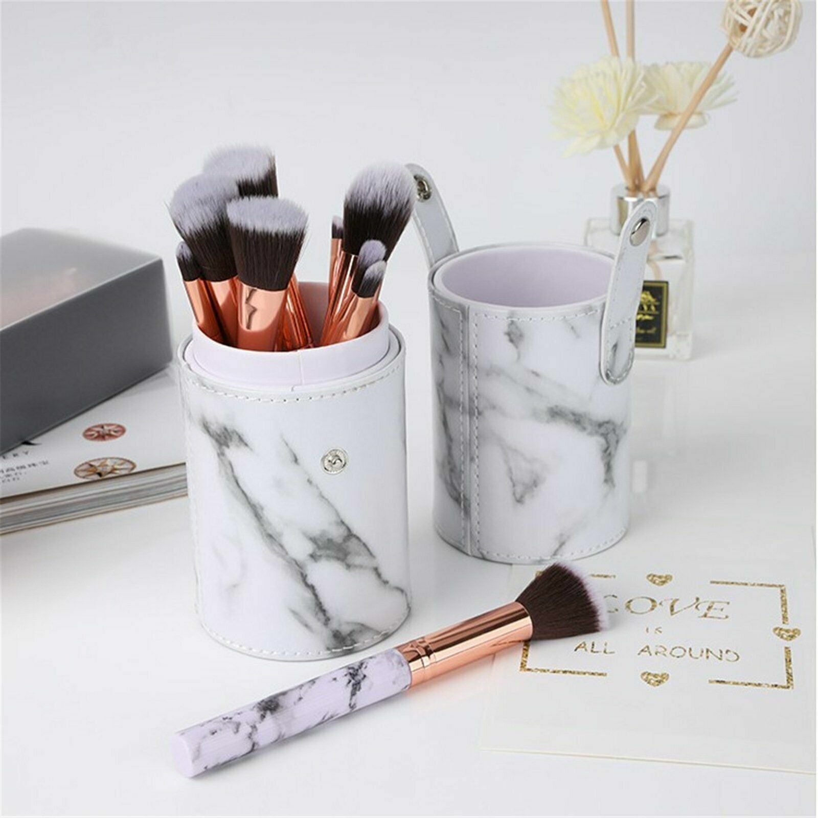 10Pcs Professional Makeup Brush Set Foundation Blusher Cosmetic Make-Up Brushes For Women