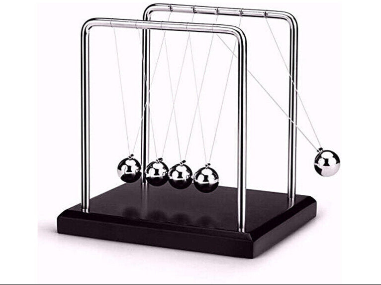 Newton'S Cradle, Desk Ball Stress Toy, Decor Pendulum, Physics Science Ball, AU