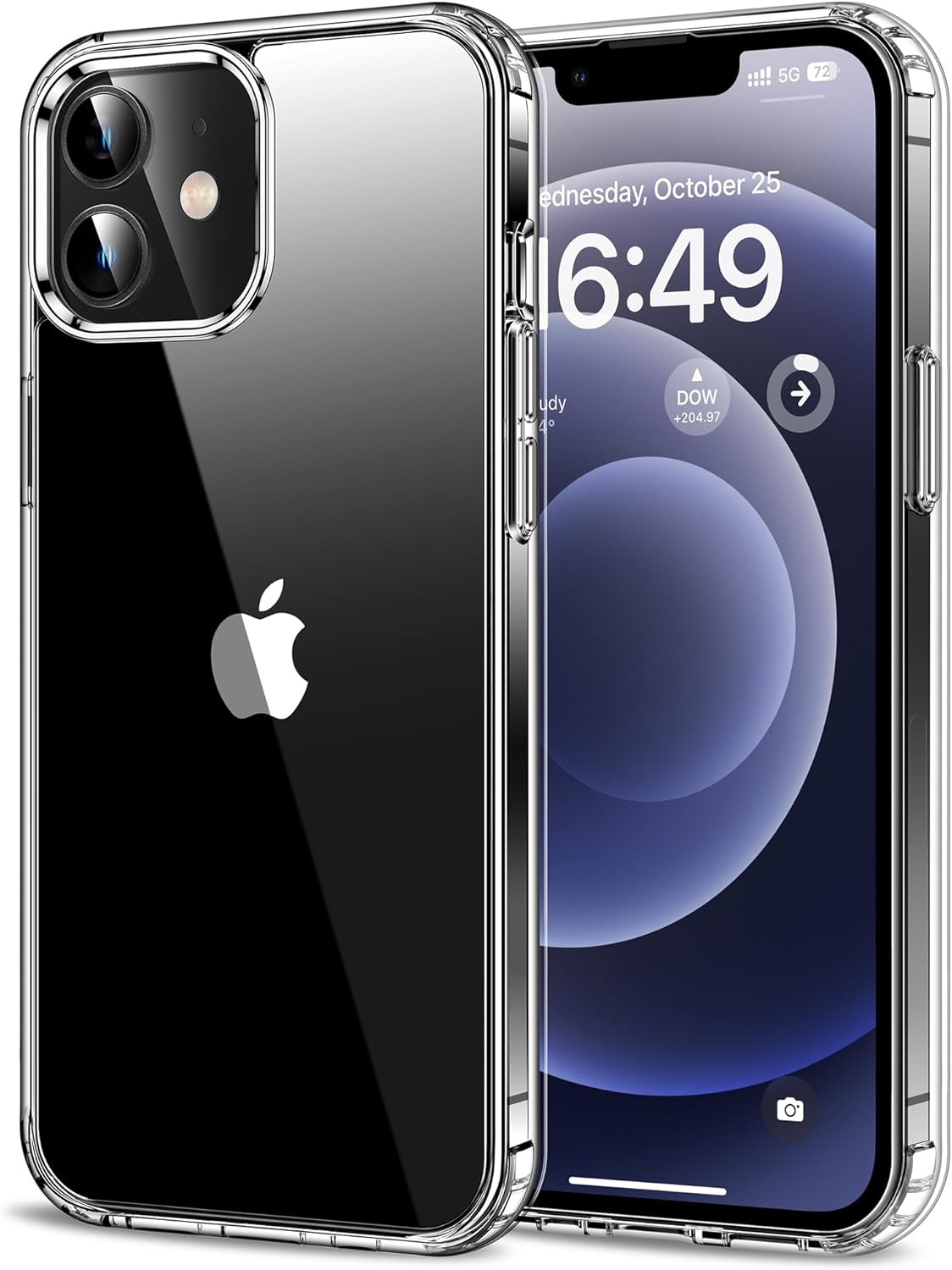 Luxury Shockproof Clear Silicone Phone Case for iPhone 12 mini / 12 / 12 pro / 12 pro Max – Transparent Protective Back Cover