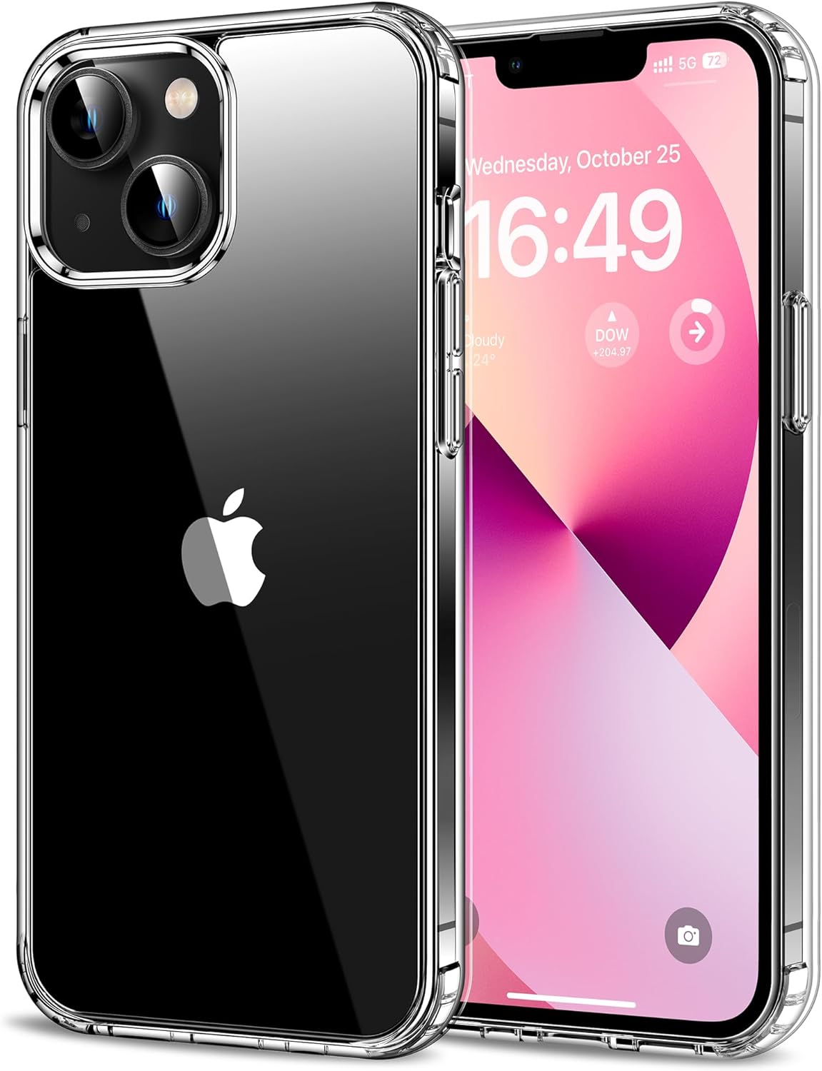 Luxury Shockproof Clear Silicone Phone Case for iPhone 13 mini / 13 / 13 pro / 13 pro Max – Transparent Protective Back Cover