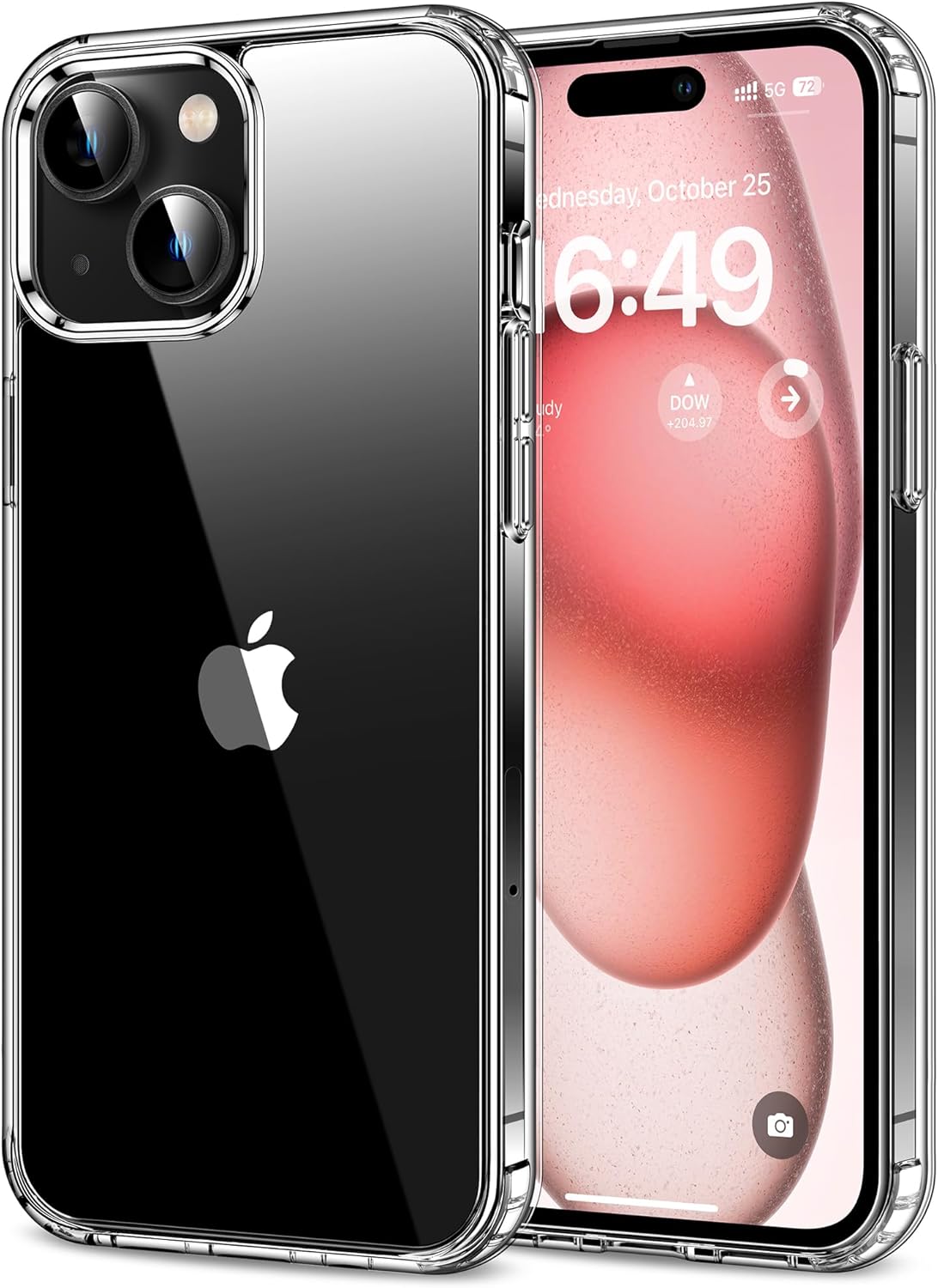 Luxury Shockproof Clear Silicone Phone Case for iPhone 15 / 15 plus / 15 pro / 15 pro Max – Transparent Protective Back Cover