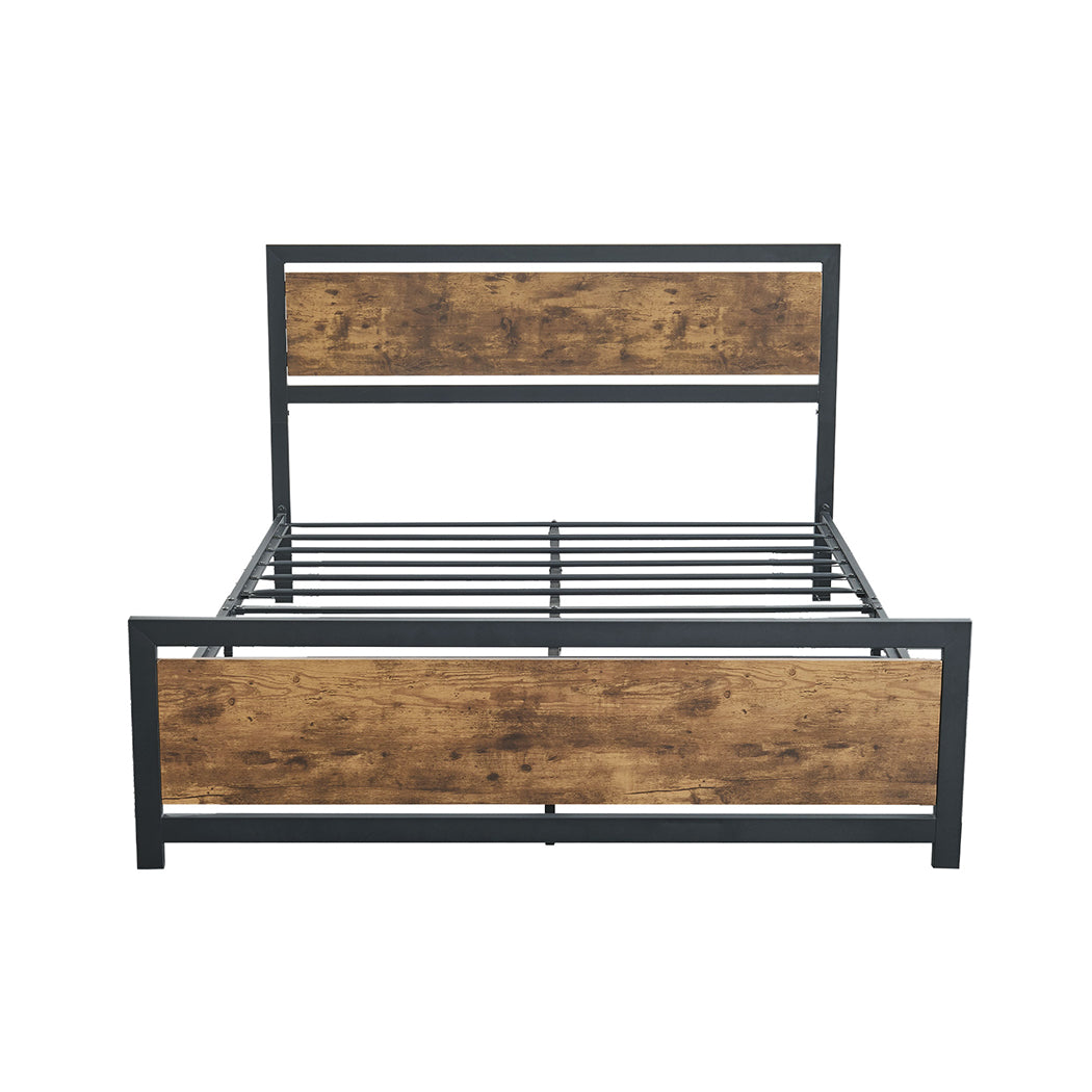 Levede Metal Bed Frame Mattress Base Double-1975420520677642241