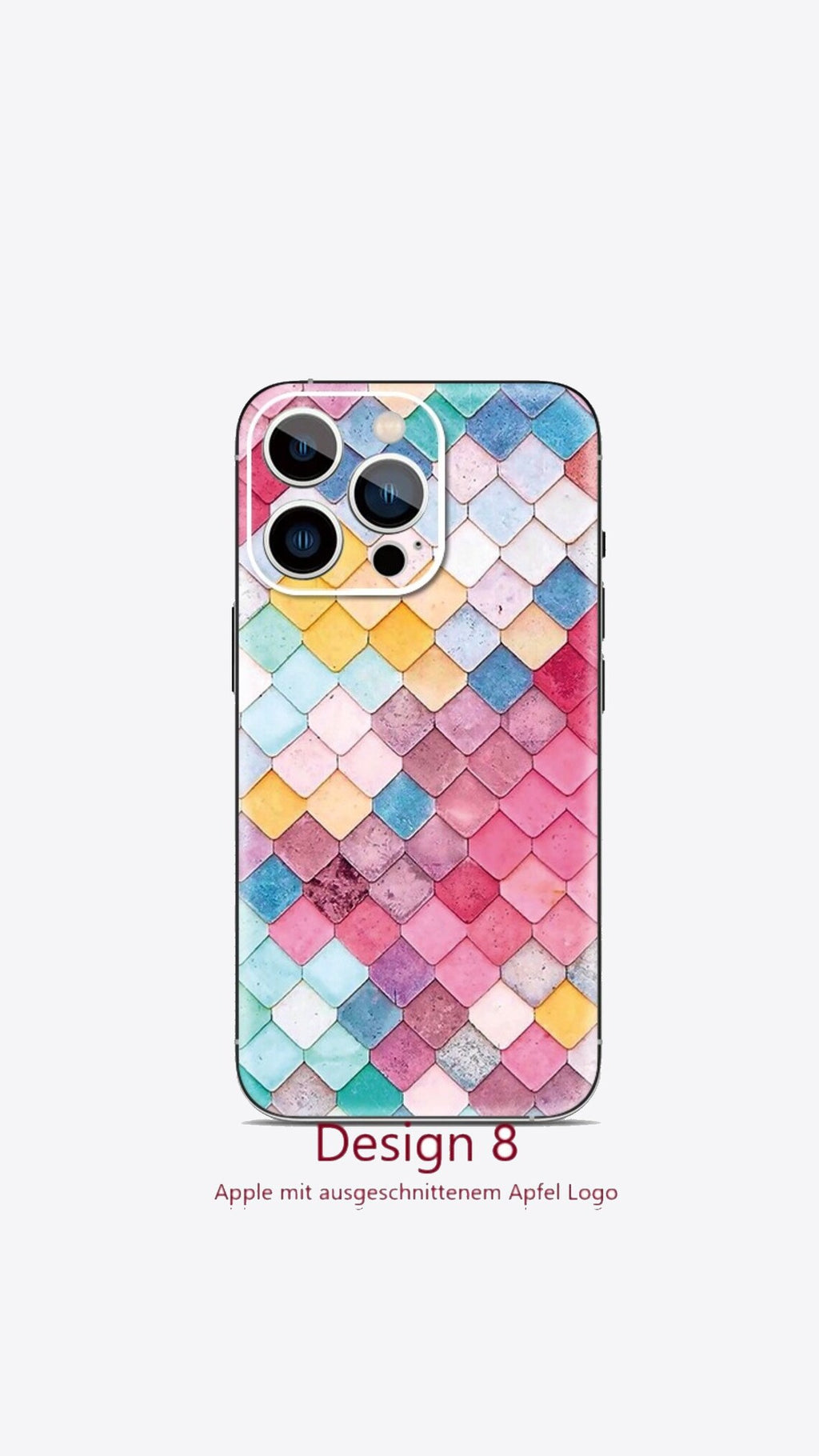 Wrap Skin Foil Sticker Backside Smartphone Mobile Phone - All Mobile Phone Models Available
