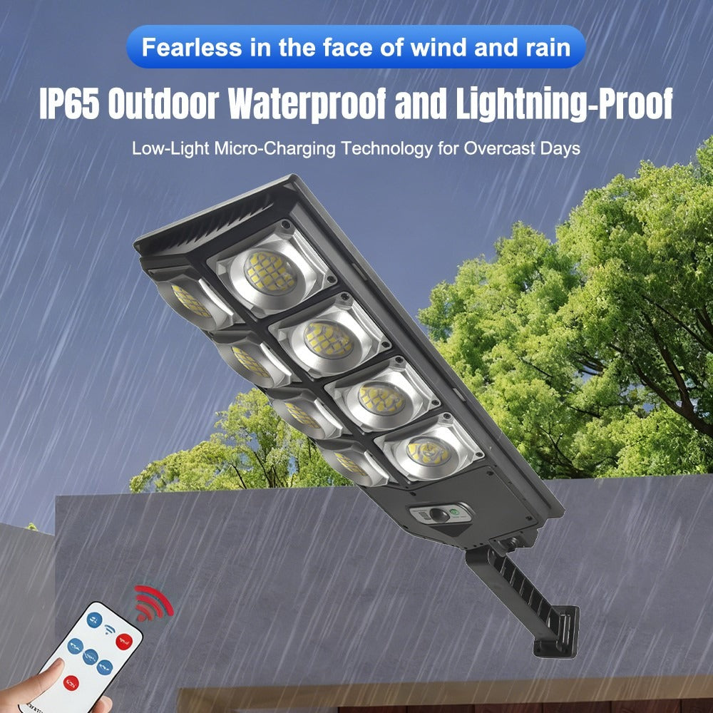 504 LED Solar Wall Lamp Outdoor Motion Sensor Super Bright Light for Yard Garden