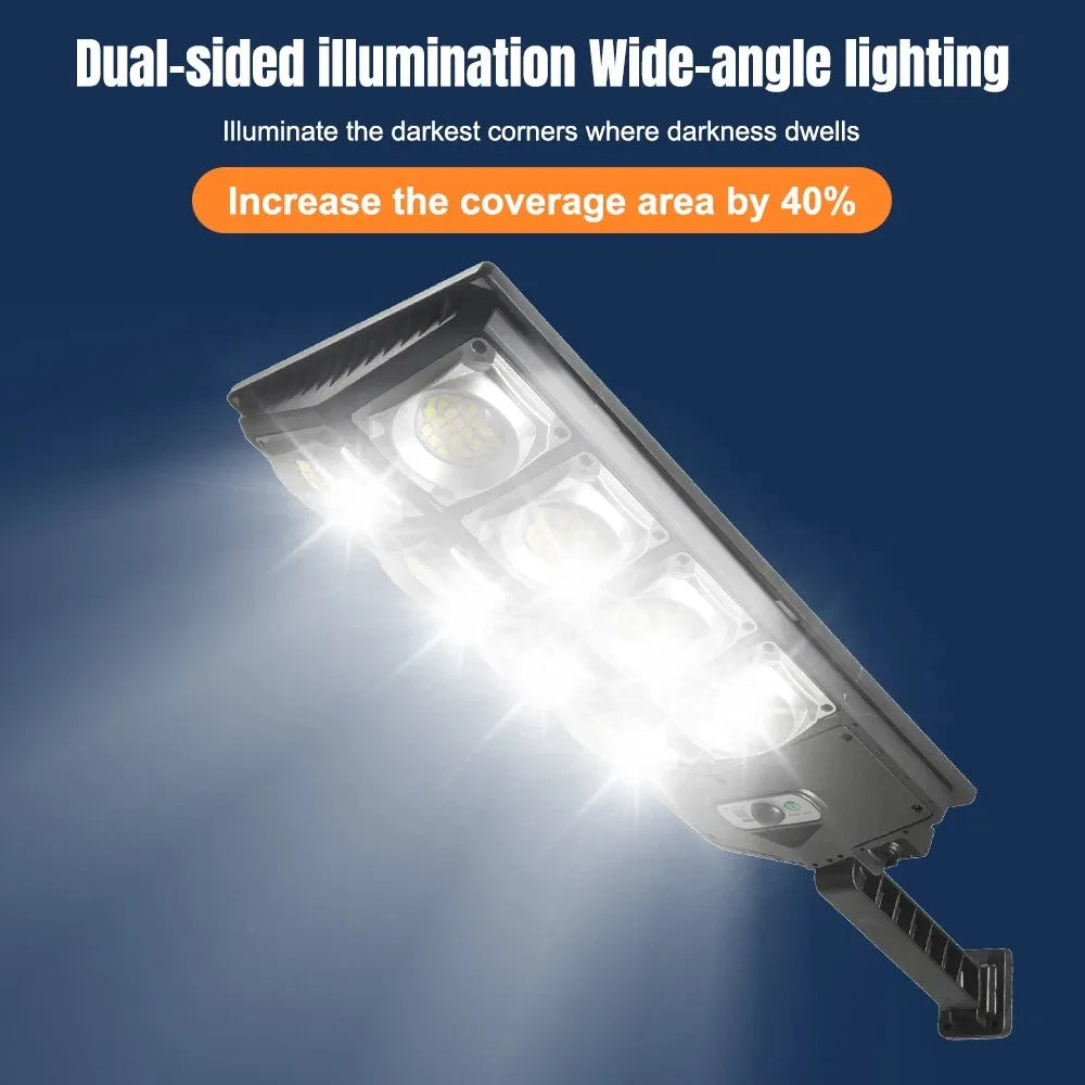 504 LED Solar Wall Lamp Outdoor Motion Sensor Super Bright Light for Yard Garden