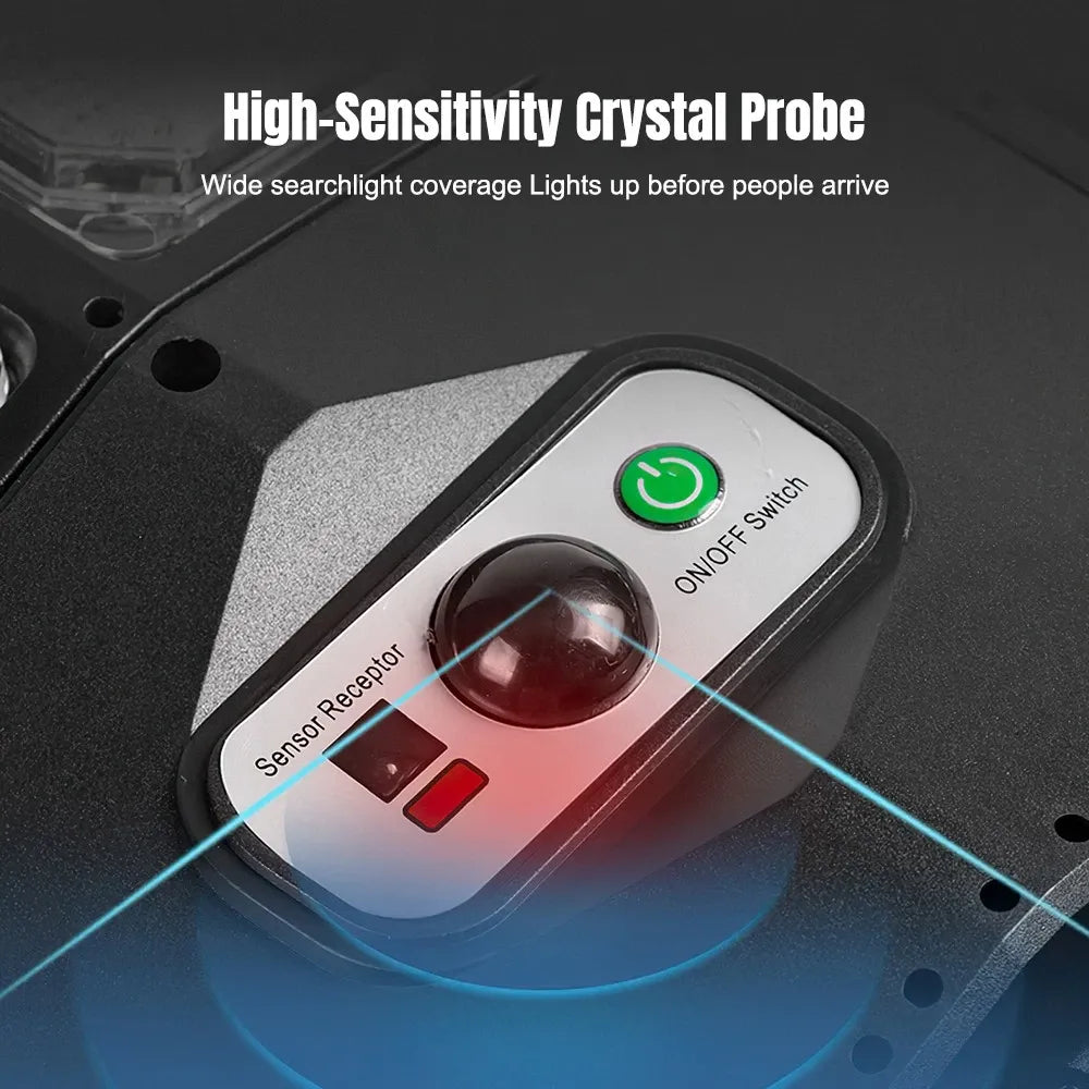504 LED Solar Wall Lamp Outdoor Motion Sensor Super Bright Light for Yard Garden