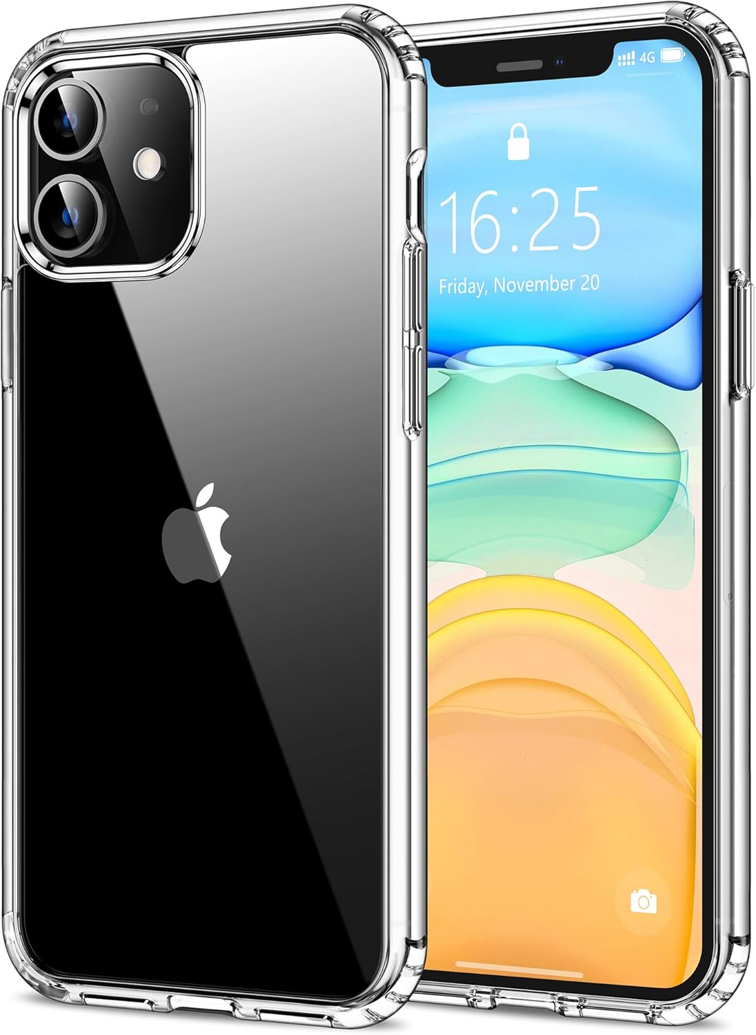 Luxury Shockproof Clear Silicone Phone Case for iPhone 11 / 11 pro / 11 pro Max – Transparent Protective Back Cover